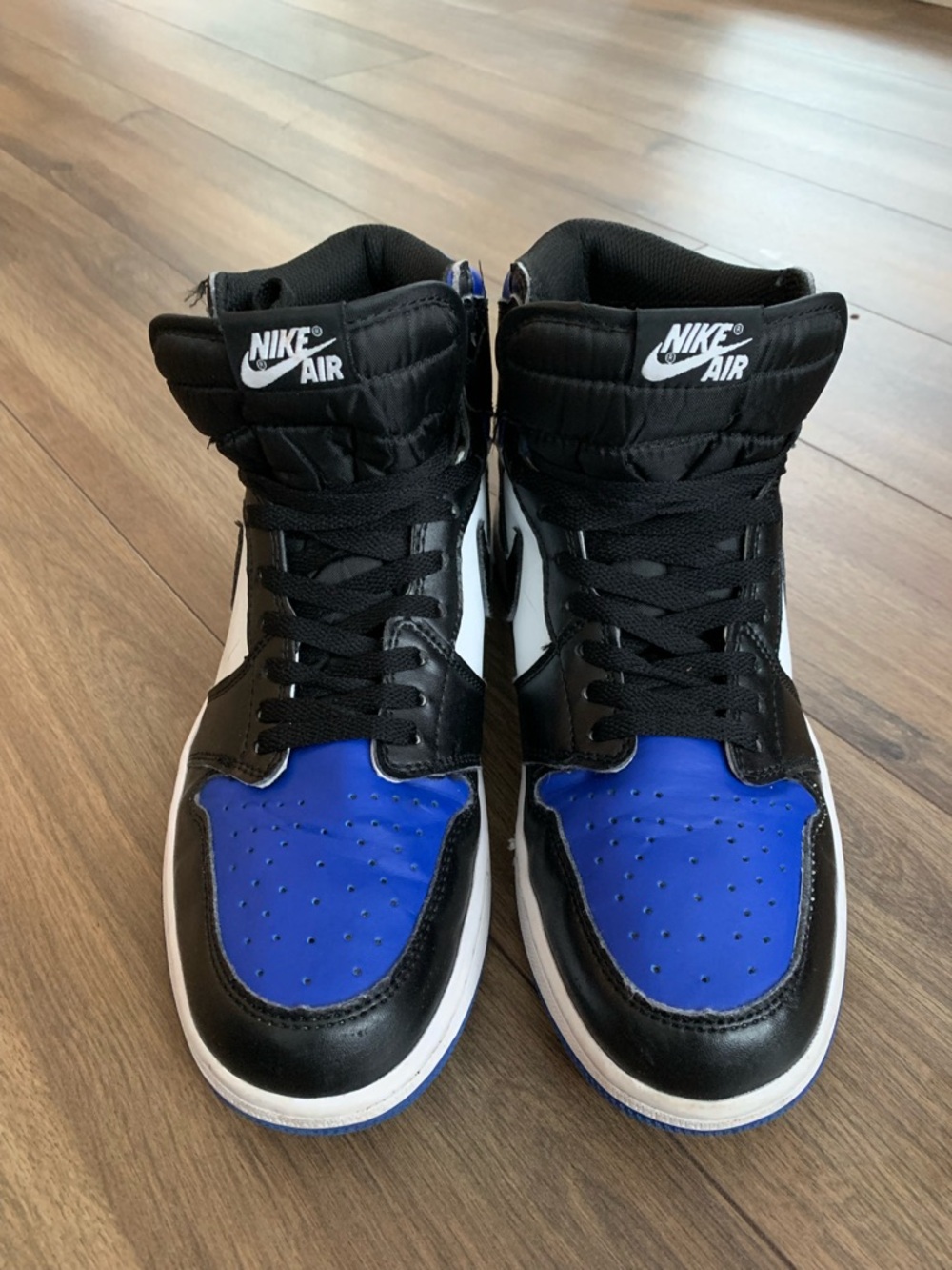 Nike Air Jordan 1 Retro High OG ‘Royal Toe’ Men’s size 11 sneakers - Picture 4 of 13